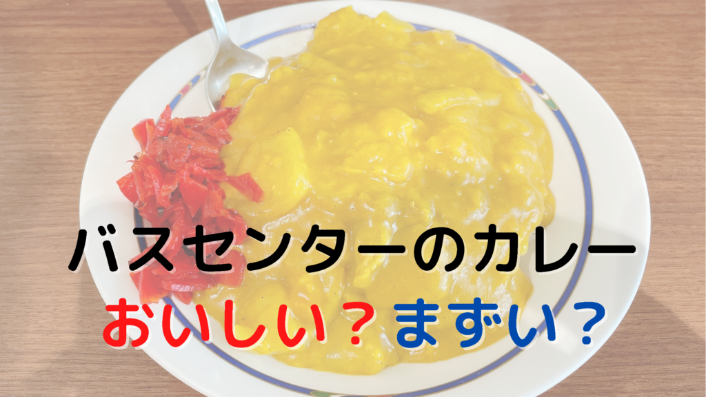 新潟のご当地グルメ「バスセンターのカレー」はまずい！？３回食べて